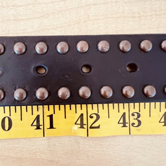 ARIAT Women's Serape Center Copper Stud Edge Western Leather Belt Size XL NWT - Picture 11 of 16